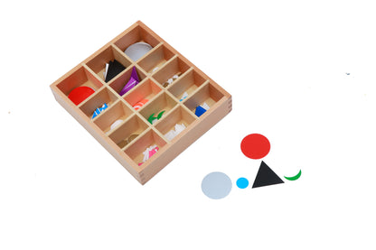 Tarjetas de símbolos gramaticales con caja