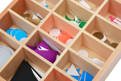 Tarjetas de símbolos gramaticales con caja