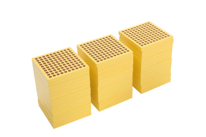 45 Cuadrados de centena de madera