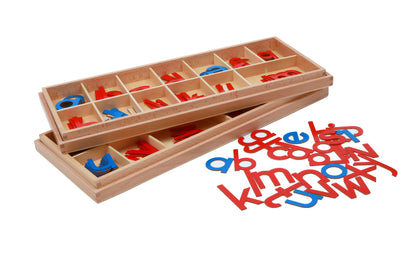 Alfabeto móvil grande - Print
Madera
Rojo y azul
(inglés)