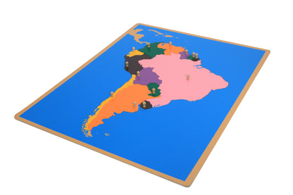 Rompecabezas del mapa de Sudamérica