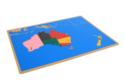 Rompecabezas del mapa de Australia