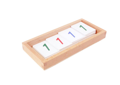 Tarjetas numéricas de PVC chicas con caja (1-9000)