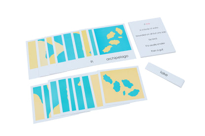 Tarjetas de Accidentes geográficos: Set 1 y Set 2 (solamente tarjetas)
(en inglés)