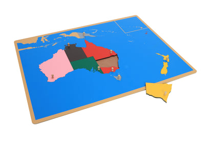 Rompecabezas del mapa de Australia