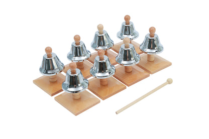 Campanas en base de madera