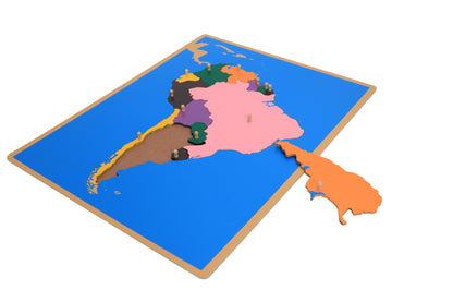 Rompecabezas del mapa de Sudamérica