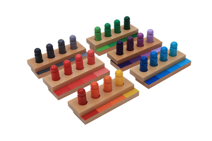 Clasificación de colores semejantes (escuela)