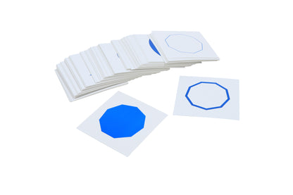 Tarjetas para el gabinete geométrico
