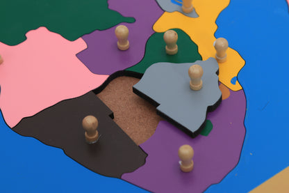 Rompecabezas del mapa de África