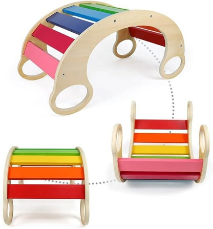 Puente en forma de arco (de colores)