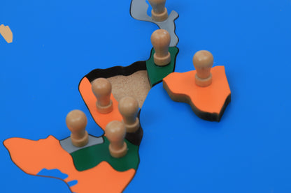 Rompecabezas del mapa de Norteamérica