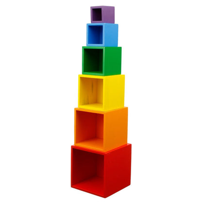 Cajas anidadas de colores