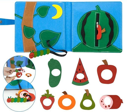 Libro sensorial de actividades de "La granja"