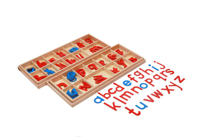 Alfabeto móvil grande - Print
Madera
Rojo y azul
(inglés)