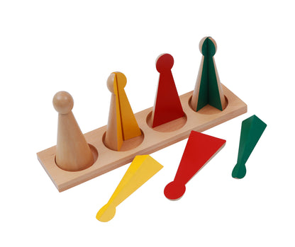 Fracciones de bolos grande con base