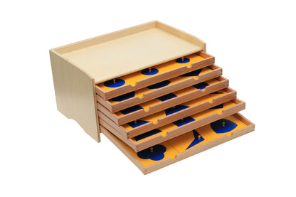 Gabinete geométrico (Azul)