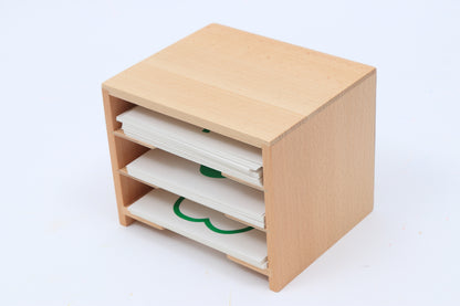 Gabinete de 3 niveles para tarjetas