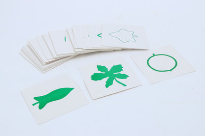 Tarjetas de hojas