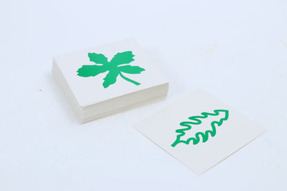 Tarjetas de hojas