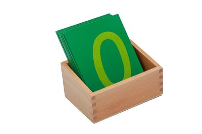Números de lija con caja