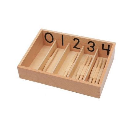 Caja de husos con 45 husos