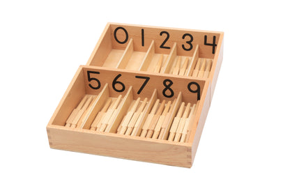 Caja de husos con 45 husos