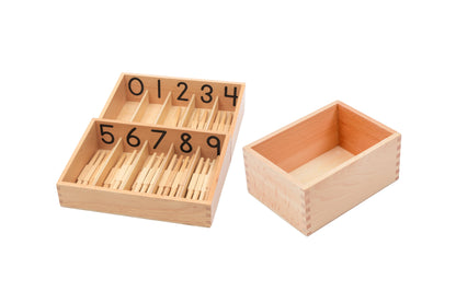 Caja de husos con 45 husos