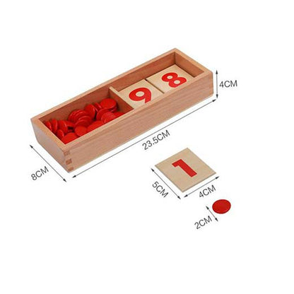 Fichas y numerales - 2 
(tarjetas)