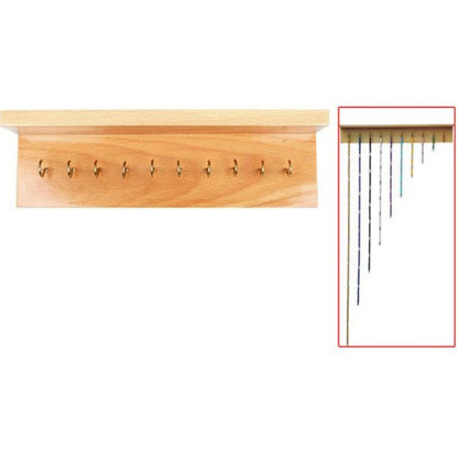 Soporte de pared para cadenas cortas (sin cuentas)