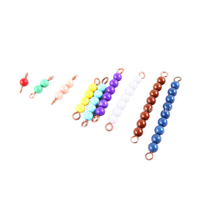 Escalera de cuentas de colores 1-9