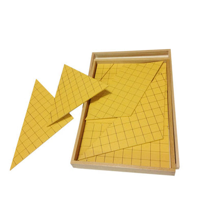 Triángulos amarillos para área