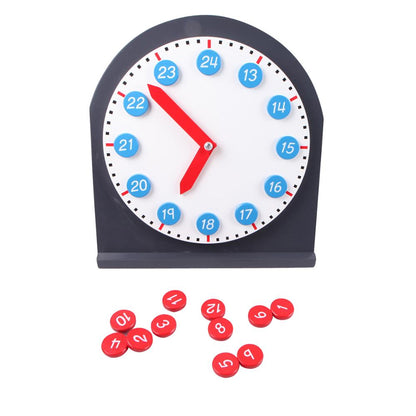 Reloj con manecillas móviles