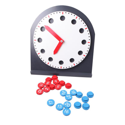Reloj con manecillas móviles