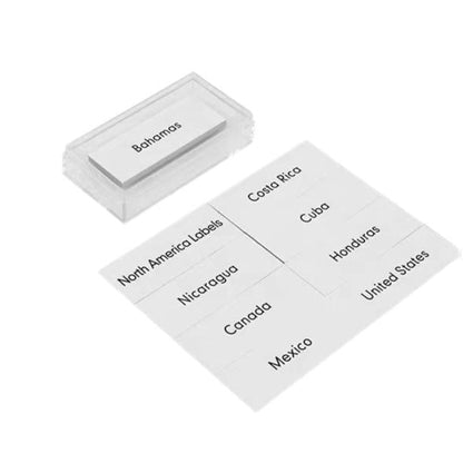 Nombres de Norteamérica
(en inglés)