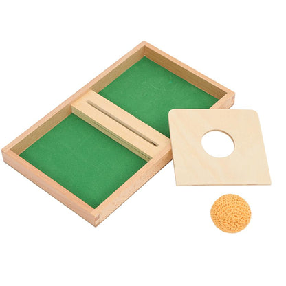 Tablero Imbucare con pelota tejida