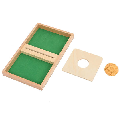 Tablero Imbucare con pelota tejida