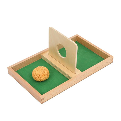 Tablero Imbucare con pelota tejida