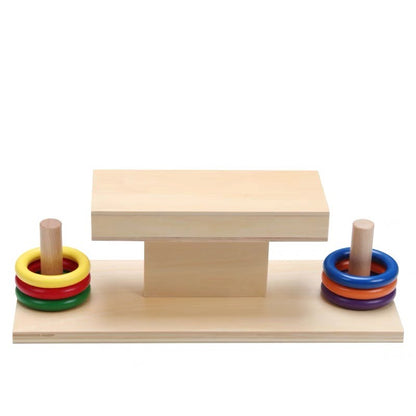 Deslizar pequeños aros de madera (hogar)