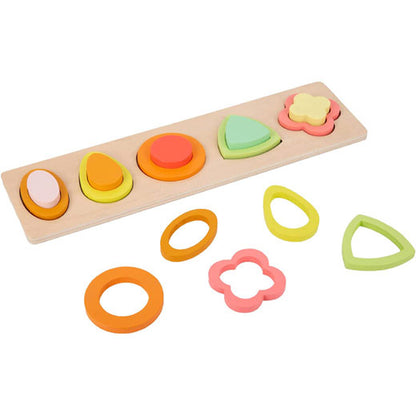 Rompecabezas de figuras 3D 
2 sets 10 pzas