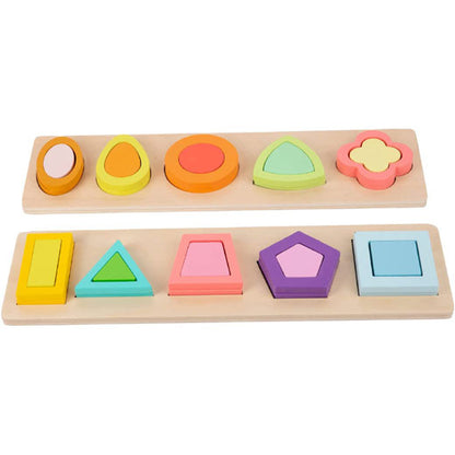 Rompecabezas de figuras 3D 
2 sets 10 pzas