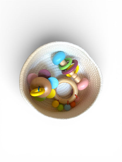 Canasta de sonajas (3 artículos) (escuela)