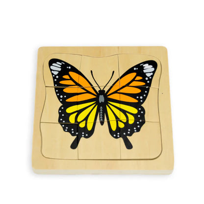 Rompecabezas del Ciclo de la vida de la mariposa (hogar)