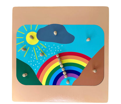 Rompecabezas de arcoiris (escuela)