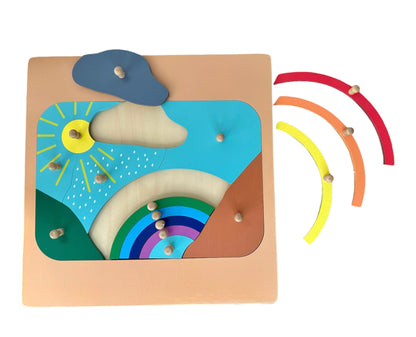 Rompecabezas de arcoiris (escuela)