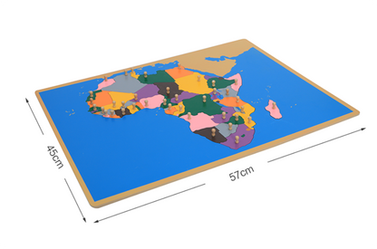 Rompecabezas del mapa de África