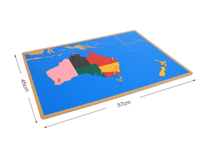 Rompecabezas del mapa de Australia
