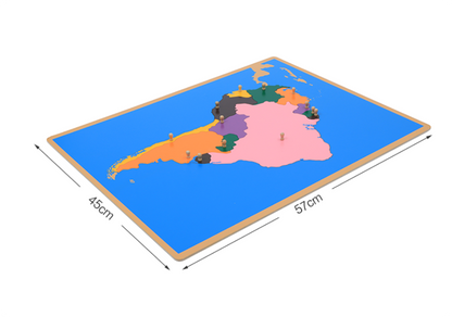 Rompecabezas del mapa de Sudamérica