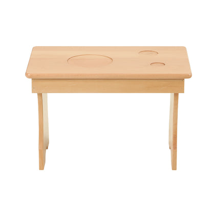 Mesa para lavarse las manos