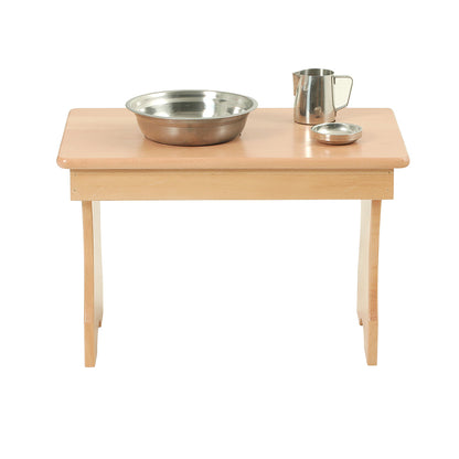 Mesa para lavarse las manos